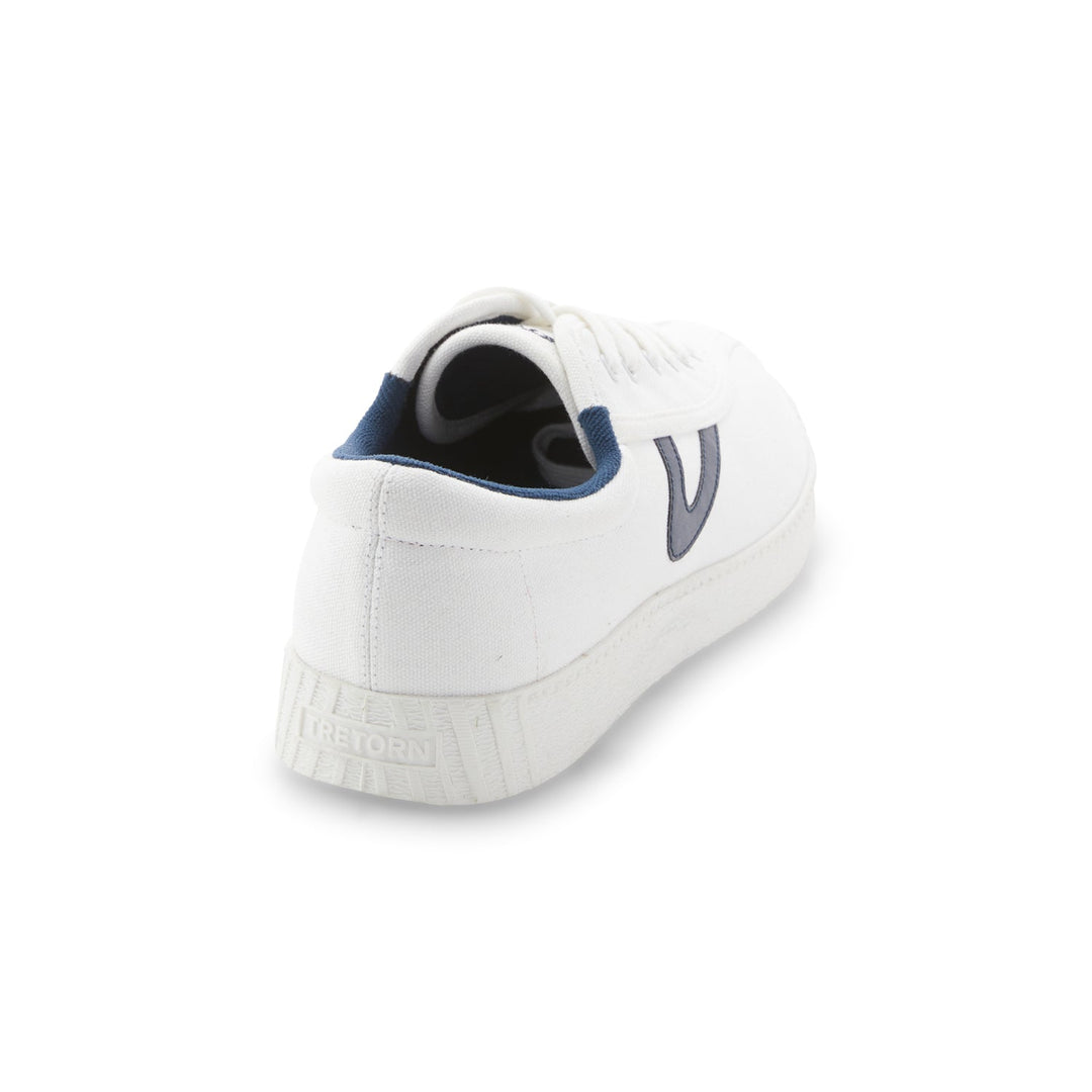 Men's Nylite White/Navy - Orleans Shoe Co.