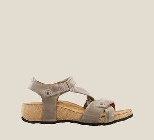 Women's Universe Grey Sandal - Orleans Shoe Co.