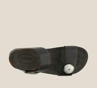 Women's Taos Luckie Black Leather - Orleans Shoe Co.