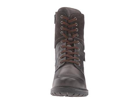 Women's Crave Grey Combat Boot - Orleans Shoe Co.