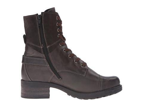 Women's Crave Grey Combat Boot - Orleans Shoe Co.