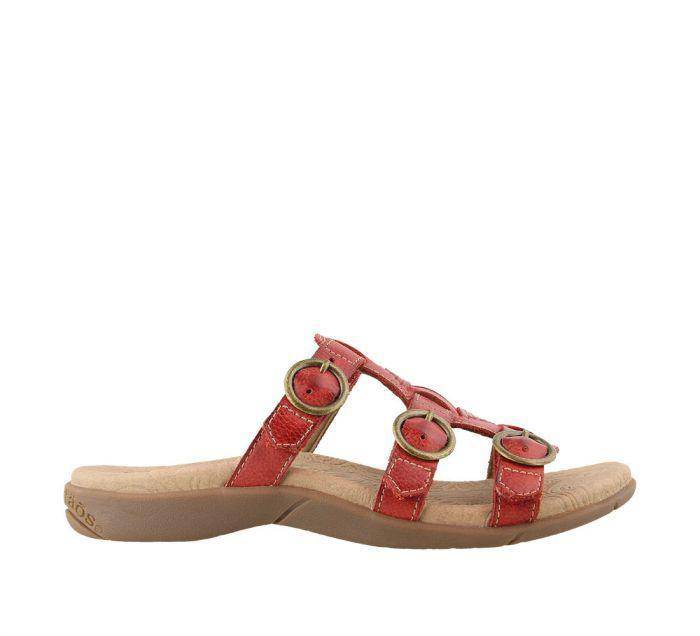 Women's Good Times Red Sandal - Orleans Shoe Co.