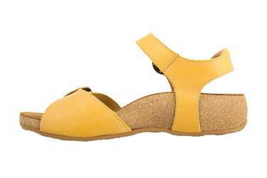 Golden best sale yellow sandals