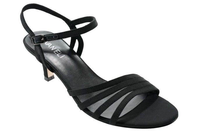 Women's Vaneli Mimi Black Owi Fabric - Orleans Shoe Co.