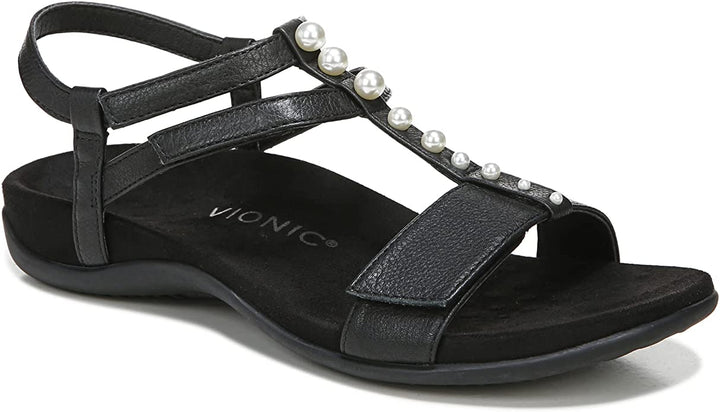 Women's Vionic Rest Mikah Sandal Black - Orleans Shoe Co.