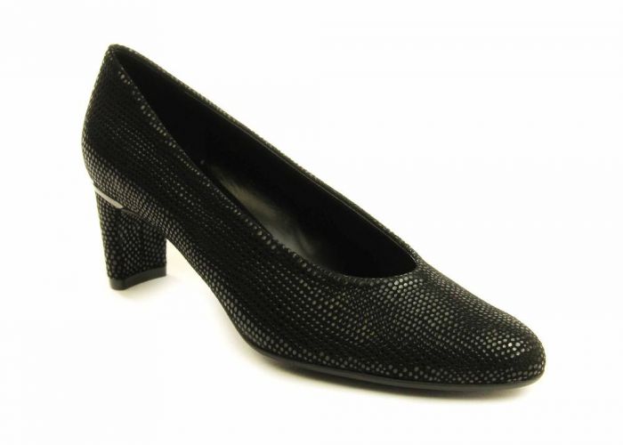 Women's Vaneli Dayle Classic Pump Black Print - Orleans Shoe Co.