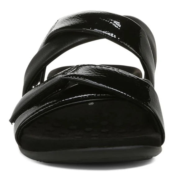 Women's Vionic Hadlie Slide Sandal Black - Orleans Shoe Co.