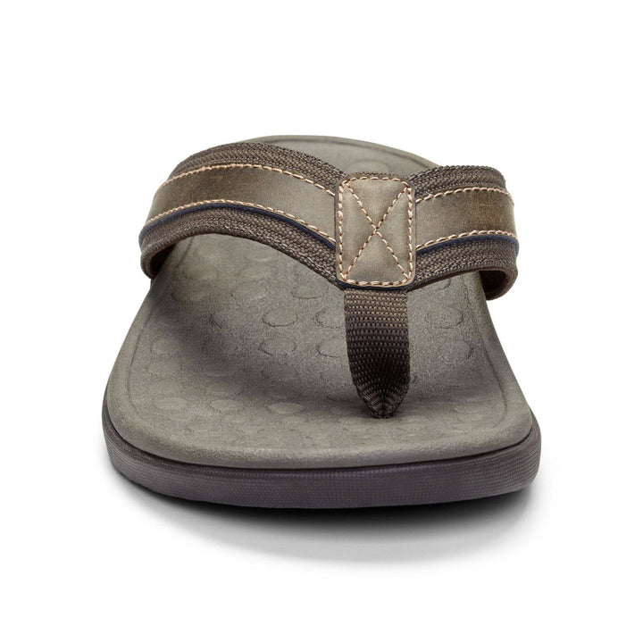 Men's Tide Brown Flip-Flop - Orleans Shoe Co.
