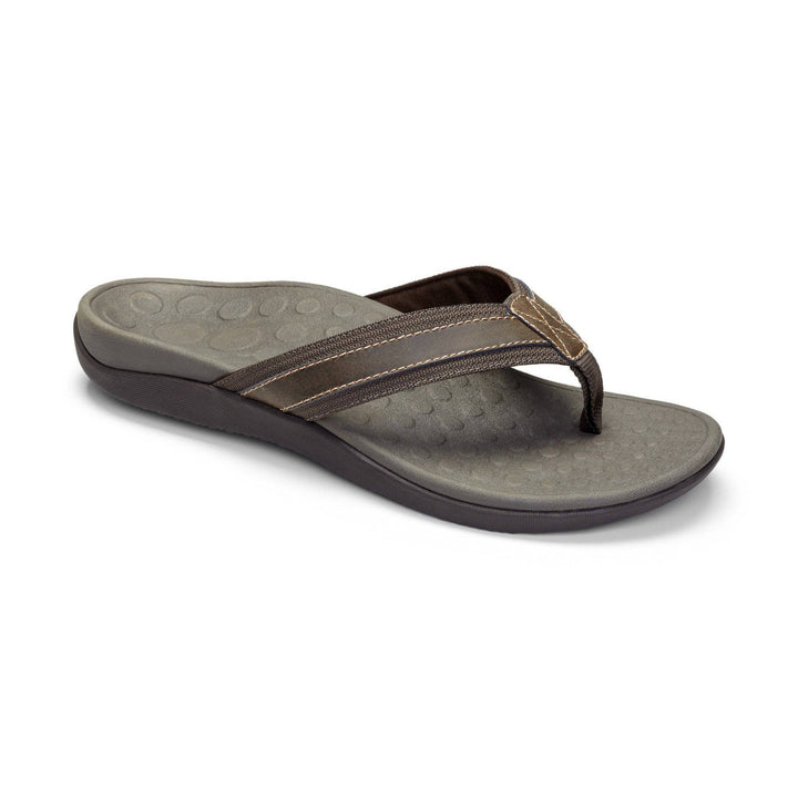 Men's Tide Brown Flip-Flop - Orleans Shoe Co.