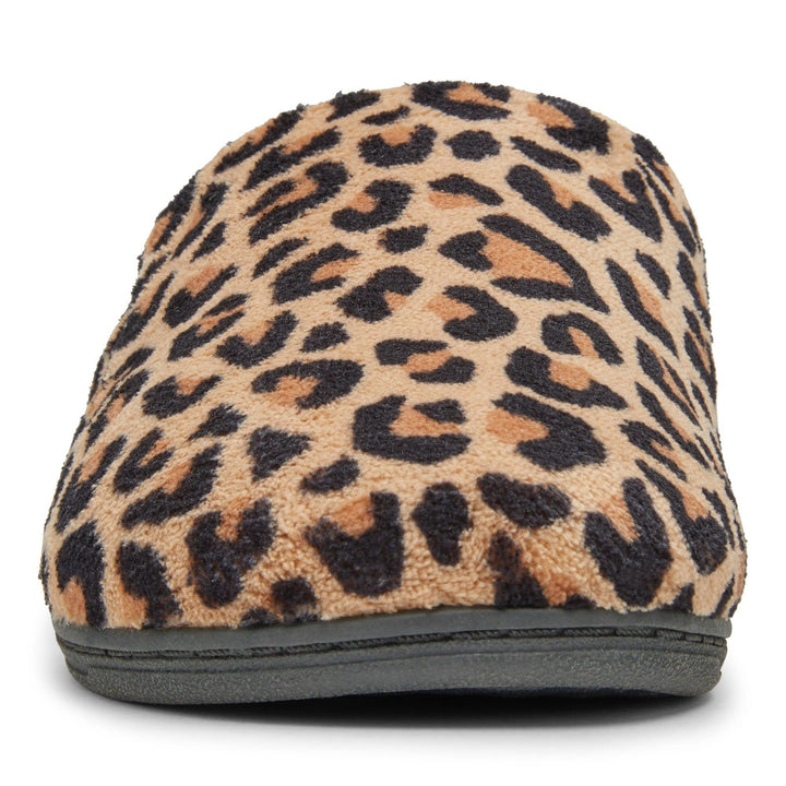 Women's Gemma Natural Leopard House Slipper - Orleans Shoe Co.