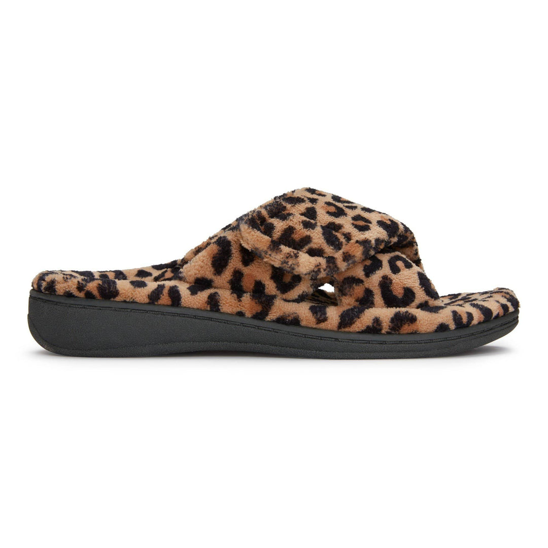 Women's Relax Terry Natural Leopard - Orleans Shoe Co.