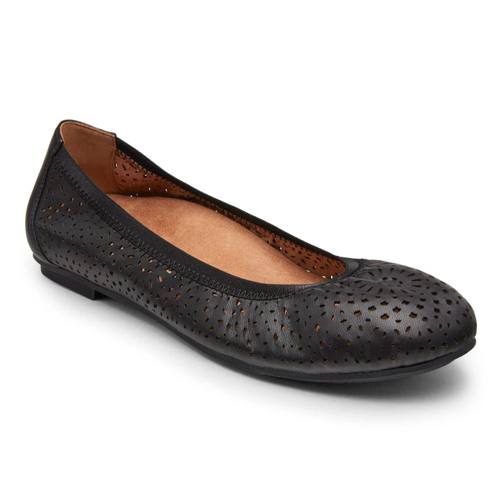 Women's Spark Robyn Perf NPA Black Flat - Orleans Shoe Co.